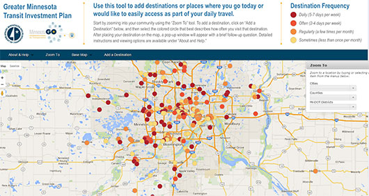 Map your Daily Travel survey