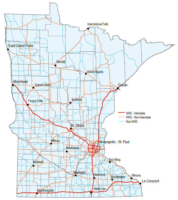 Minnesota's State Highway Network