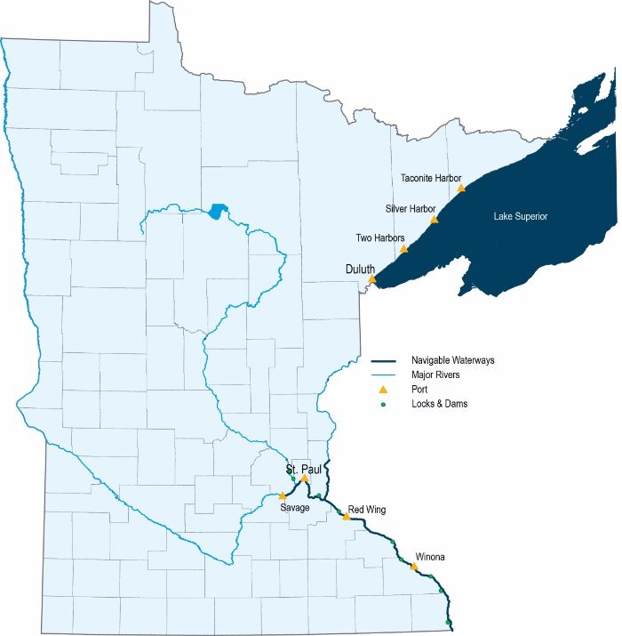 Minnesota's ports and waterway system